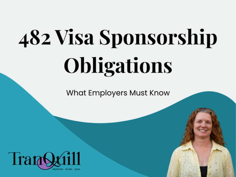 482 Visa Sponsorship Obligations: What Australian Employers Must Know Before Sponsoring